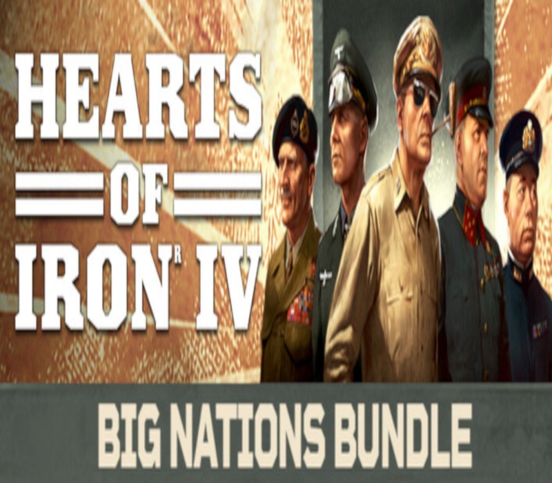 Hearts of Iron IV: Big Nations Bundle (REST OF THE WORLD)